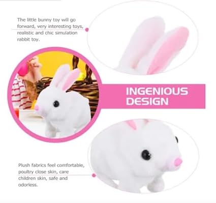 Hopping Walking Rabbit  Bunny Toy with Sounds